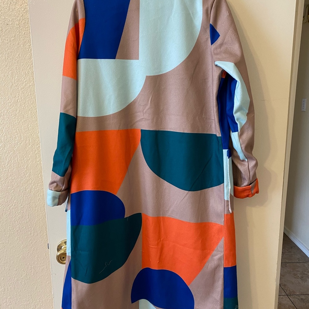Abstract Pattern Coat - image 3